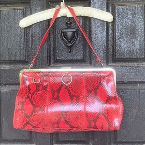 Dolce & Gabbana reptile skin purse